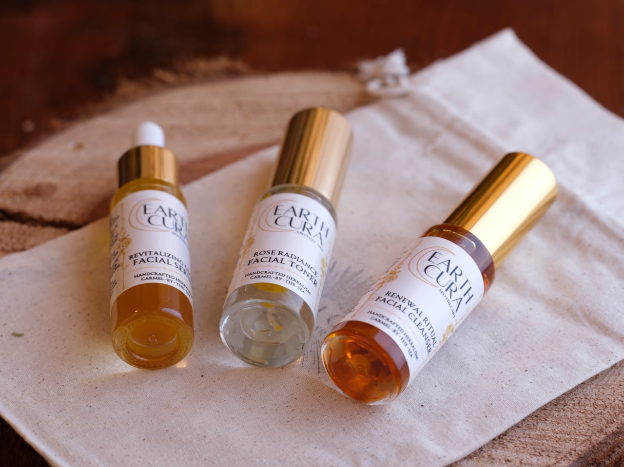 MINI TRIO KIT - Daily Moisturizer Kit - Face Cleanser, Rose Toner & Facial Serum