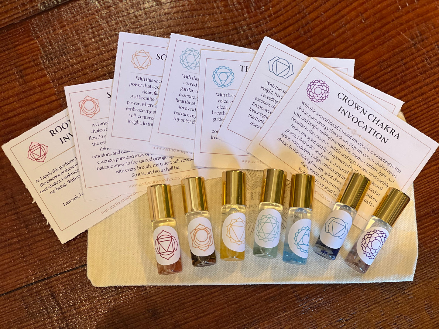 Chakra Healing Oils - Essential Oil Perfume