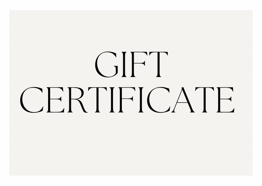 GIFT CERTIFICATE